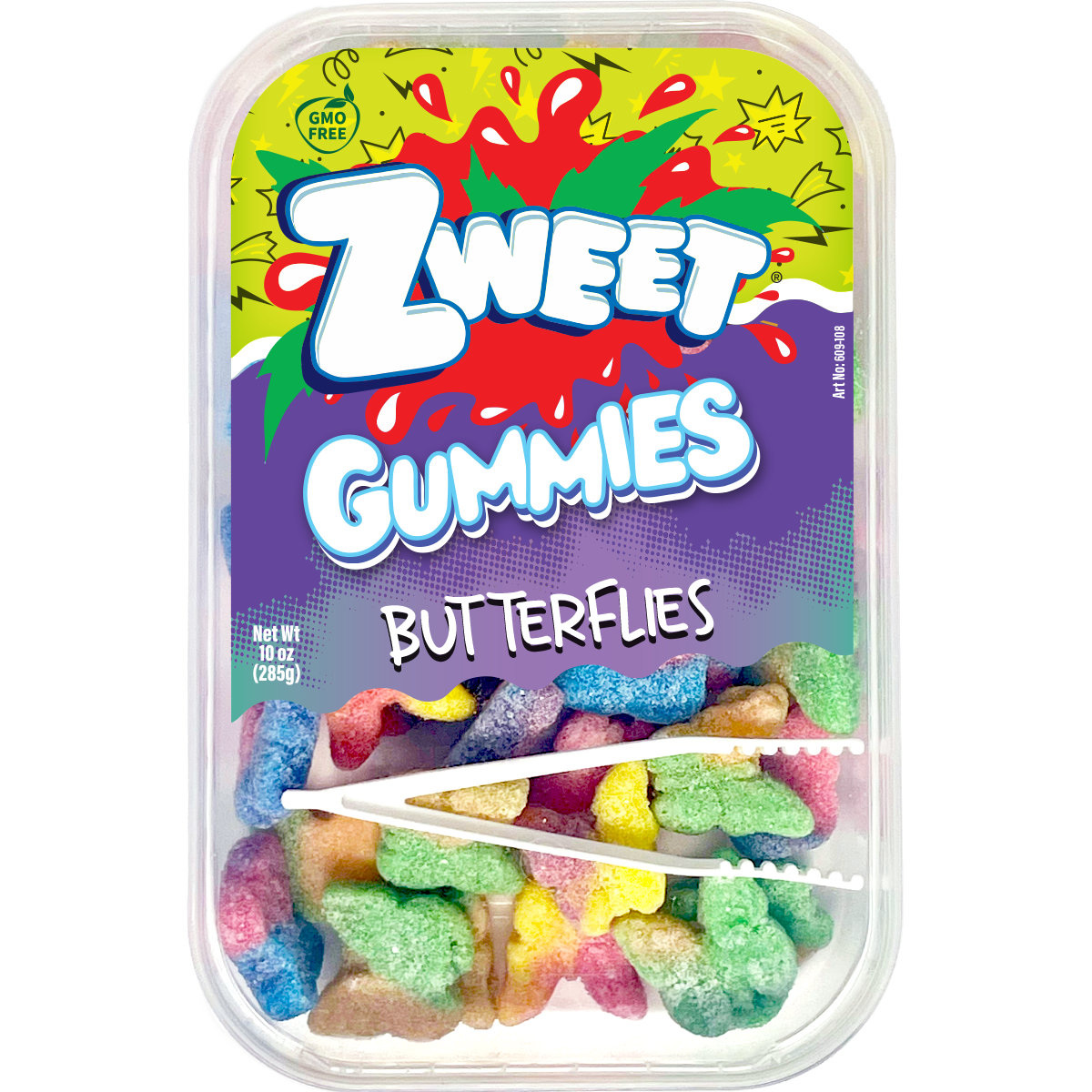 Gummy Butterflies | 10 oz | Zweet: Pack of 1