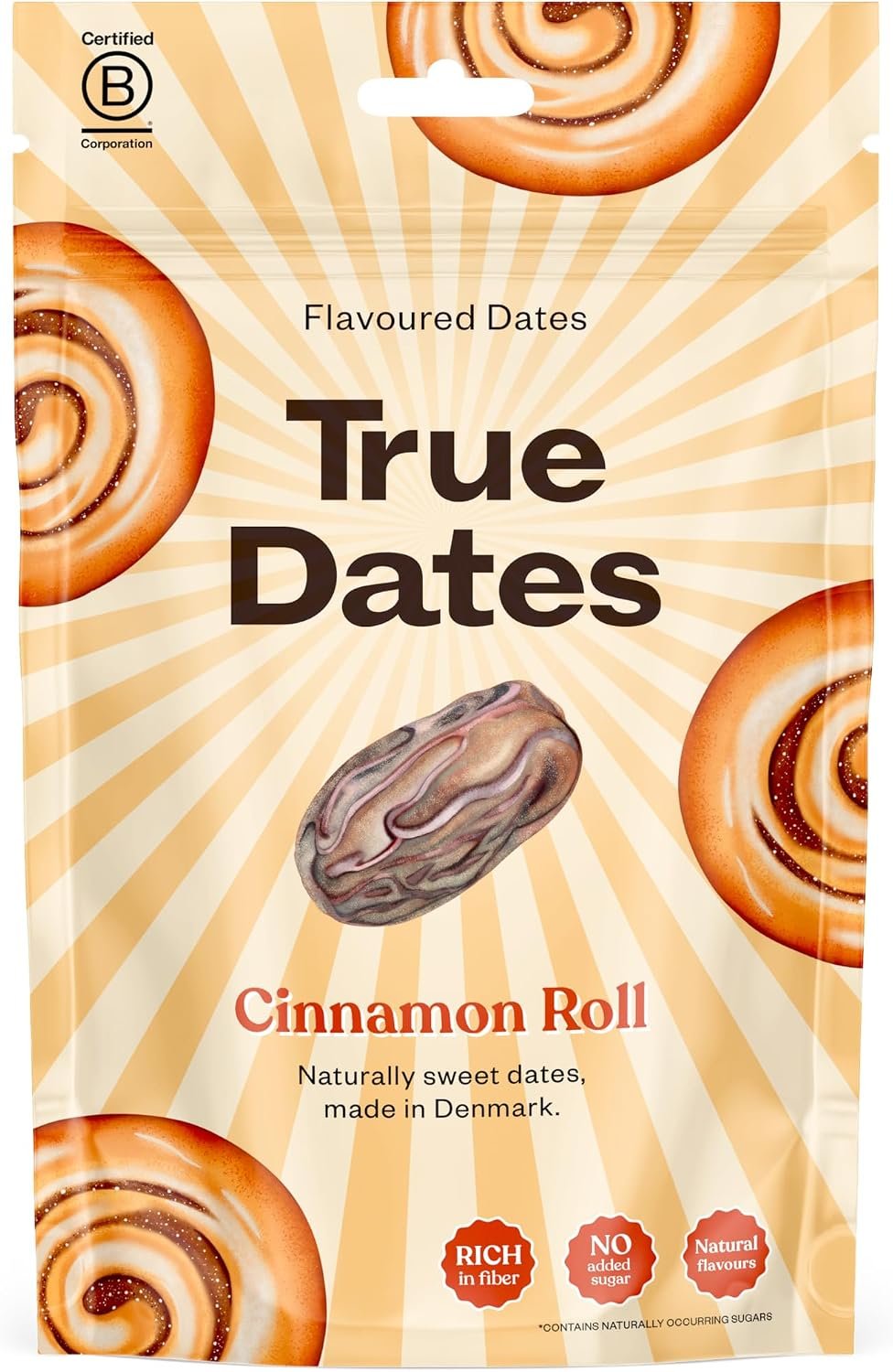 True Dates Probierset – 12 Sorten, 12×100g | Sour Pineapple, Banana Caramel, Sour Cola, Sweet Peach, Peanut Butter, Cookie, Salty Liquorice, Popcorn, Pistachio, Cinnamon Roll, Watermelon, Sour Apple | natürlich aromatisierte Datteln - Image 4